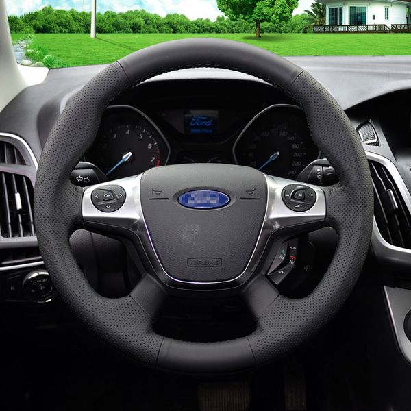 black diy custom hand-stitched artificial leather car steering wheel cover for focus 2 3 ecosport fusion mondeo edge fores
black diy custom hand-stitched artificial leather car steering wheel cover for focus 2 3 ecosport fusion mondeo edge fores