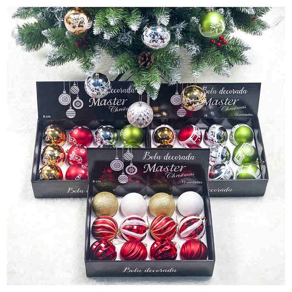12pcs/1box christmas tree decor ball xmas party hanging ball ornament decorations for home christmas decorations
12pcs/1box christmas tree decor ball xmas party hanging ball ornament decorations for home christmas decorations