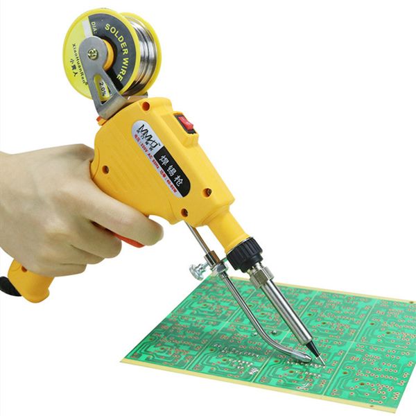 110 v / 220 v 60w handheld internal / external heating welder us eu automatically sends tin gun welding repair tool t4045