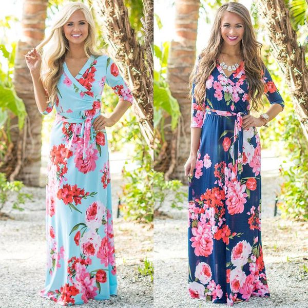 long maxi dress print plus size casual summer beach clothes women vestidos render elegant robe boho party club dress, Black;gray
long maxi dress print plus size casual summer beach clothes women vestidos render elegant robe boho party club dress, Black;gray