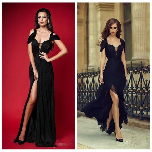 off shoulder chiffon long prom dresses 2019 black split floor length maxi dress vestidos de festa special occasion party gowns
off shoulder chiffon long prom dresses 2019 black split floor length maxi dress vestidos de festa special occasion party gowns