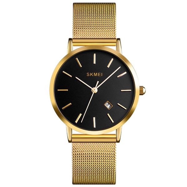 skmei waterproof no numbers big round dial mesh band couple quartz wrist watch, Slivery;brown
skmei waterproof no numbers big round dial mesh band couple quartz wrist watch, Slivery;brown