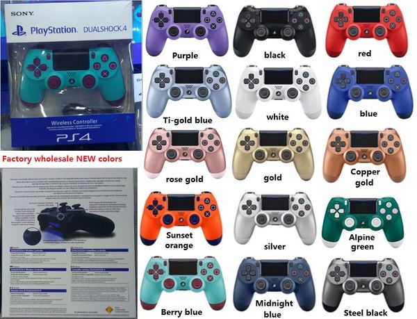 18 colors eu version ps4 controller wireless controller shock 4 gamepad for ps4 vibration joystick game controller with retail package
18 colors eu version ps4 controller wireless controller shock 4 gamepad for ps4 vibration joystick game controller with retail package