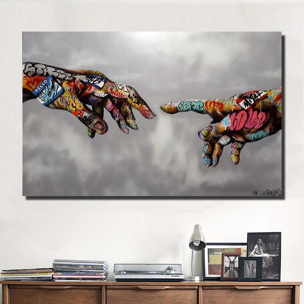 selflessly graffiti street art painting abstract art hand of god wall pictures for living room wall classcia posters prints
selflessly graffiti street art painting abstract art hand of god wall pictures for living room wall classcia posters prints