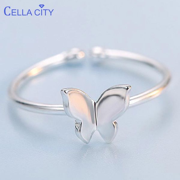 cellacity korean 925 solid sterling silver ring open adjust size silver jewelry wedding engagement butterfly ring fine jewelry, Golden;silver
cellacity korean 925 solid sterling silver ring open adjust size silver jewelry wedding engagement butterfly ring fine jewelry, Golden;silver