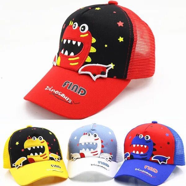 baseball cap for boys and girls outdoor sports sun cap little dinosaur embroidery cap breathable and adjustable, Blue;gray
baseball cap for boys and girls outdoor sports sun cap little dinosaur embroidery cap breathable and adjustable, Blue;gray