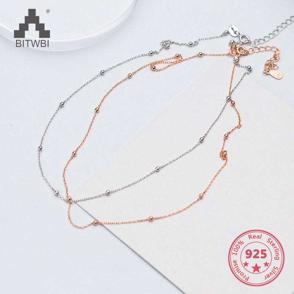 s925 silver necklace female simple fashion necklace chain beads summer clavicle chain gift
s925 silver necklace female simple fashion necklace chain beads summer clavicle chain gift