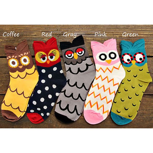 2017 new fashion cool 1 pair fashion womens casual cute owl striped ankle knitted high cotton socks, Black;white
2017 new fashion cool 1 pair fashion womens casual cute owl striped ankle knitted high cotton socks, Black;white