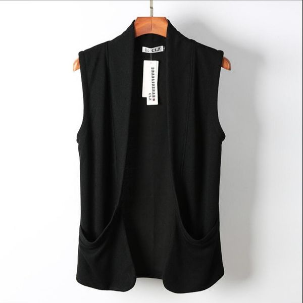 spring and summer men's tide fashion personality vest waistcoat korean slim sleeveless knit cardigan thin vest jacket costumes, Black;white
spring and summer men's tide fashion personality vest waistcoat korean slim sleeveless knit cardigan thin vest jacket costumes, Black;white