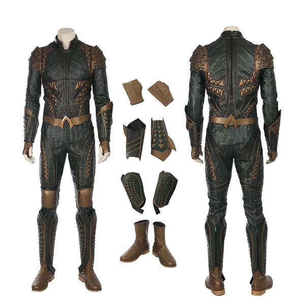 aquaman costume justice league cosplay arthur curry full set deluxe version, Black;red
aquaman costume justice league cosplay arthur curry full set deluxe version, Black;red