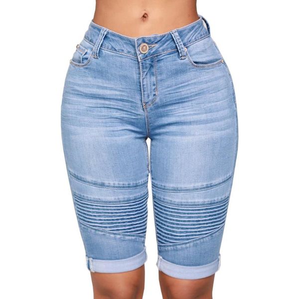 women denim shorts skinny knee length curvy stretch shorts jeans blue denim female summer casual
women denim shorts skinny knee length curvy stretch shorts jeans blue denim female summer casual