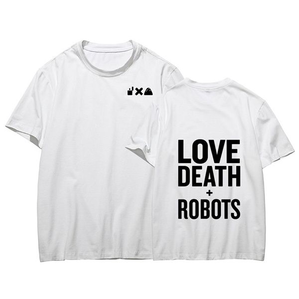love death and robots mens tshirts summer print round neck short sleeve mens fashion quick drying mens tees, White;black
love death and robots mens tshirts summer print round neck short sleeve mens fashion quick drying mens tees, White;black