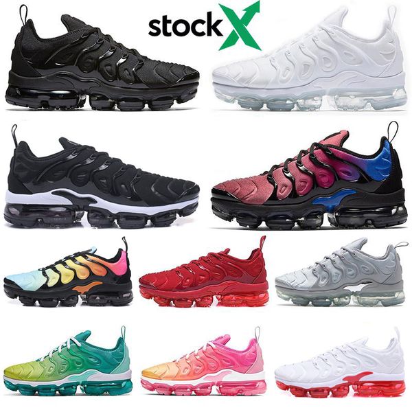 2019 tn plus stock x cushion running shoes men women triple black white pink summer sunset gym jogging cleats training sneakers
2019 tn plus stock x cushion running shoes men women triple black white pink summer sunset gym jogging cleats training sneakers