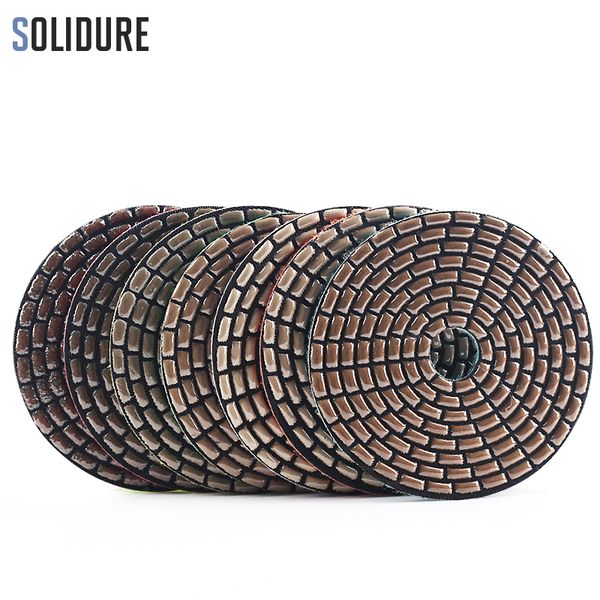 7pcs/set 4 inch 100mm dry diamond polishing pads match with hand-held machine for granite,marble and engineered stone
7pcs/set 4 inch 100mm dry diamond polishing pads match with hand-held machine for granite,marble and engineered stone