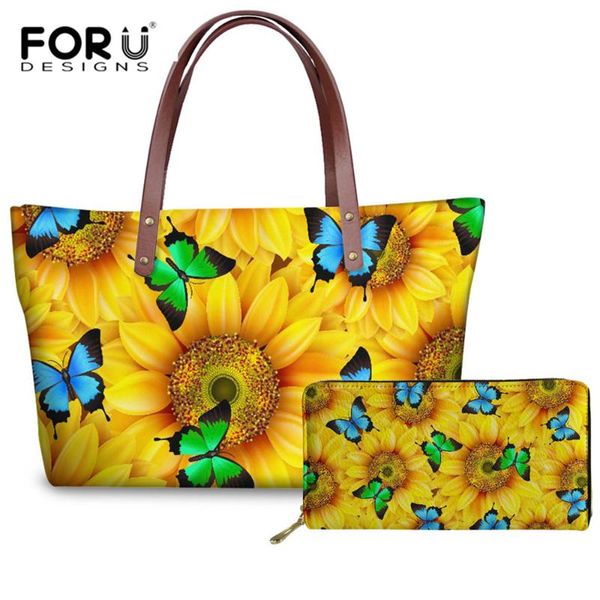 forudesigns casual women handbag shoulder butterfly sunfloral print ladies handle&purse set shopper bags bolso mujer
forudesigns casual women handbag shoulder butterfly sunfloral print ladies handle&purse set shopper bags bolso mujer