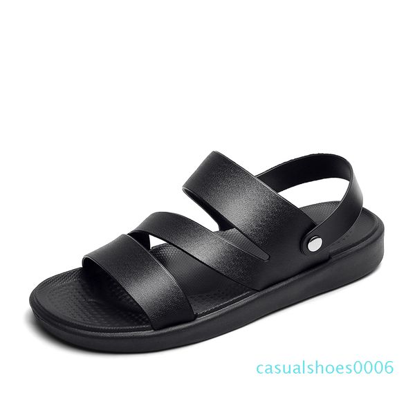summer sandals men leather classic roman sandals 2020 slipper outdoor sneaker beach rubber flip flops men water trekking c06, Black
summer sandals men leather classic roman sandals 2020 slipper outdoor sneaker beach rubber flip flops men water trekking c06, Black