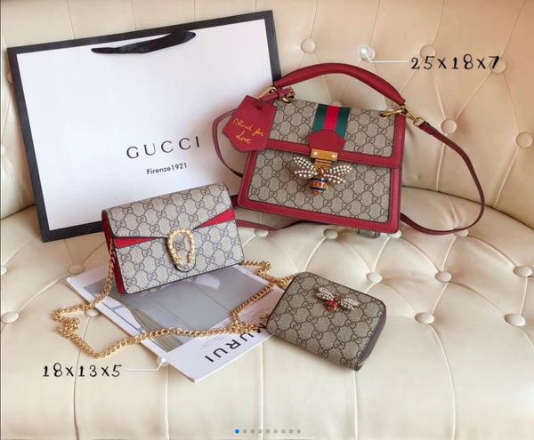 classic retro print bee decoration crossbody bag three-piece set exquisite shoulder bag wild three-piece set crossbody bag shoulder bags
classic retro print bee decoration crossbody bag three-piece set exquisite shoulder bag wild three-piece set crossbody bag shoulder bags