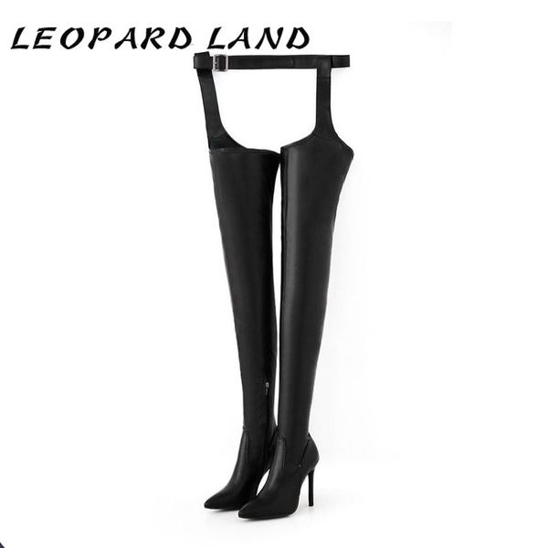 leopard land 2020 spring autumn new over-the-knee boots boots one show high heel women's jxq, Black
leopard land 2020 spring autumn new over-the-knee boots boots one show high heel women's jxq, Black