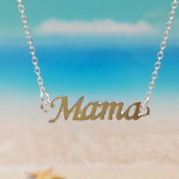 sanlan dainty delicate name "mama" mama necklace mother's gift for gift for mum birthday, Silver
sanlan dainty delicate name "mama" mama necklace mother's gift for gift for mum birthday, Silver