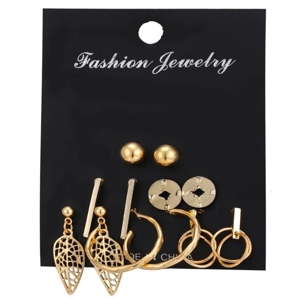 punk 6 pairs earrings set brincos mixed stud earrings for women statement ear studs fashion ball jewelry wholesale, Golden;silver
punk 6 pairs earrings set brincos mixed stud earrings for women statement ear studs fashion ball jewelry wholesale, Golden;silver