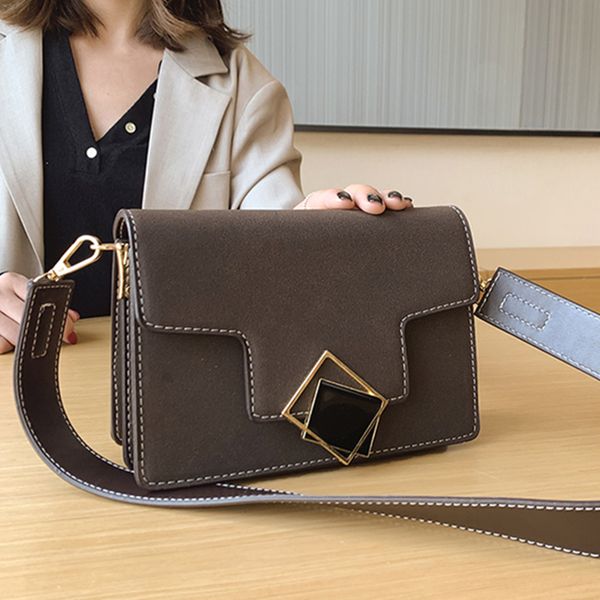 2019 womens fashion shoulder crossbody bags suede leather small square package designer solid color buckle handbags
2019 womens fashion shoulder crossbody bags suede leather small square package designer solid color buckle handbags