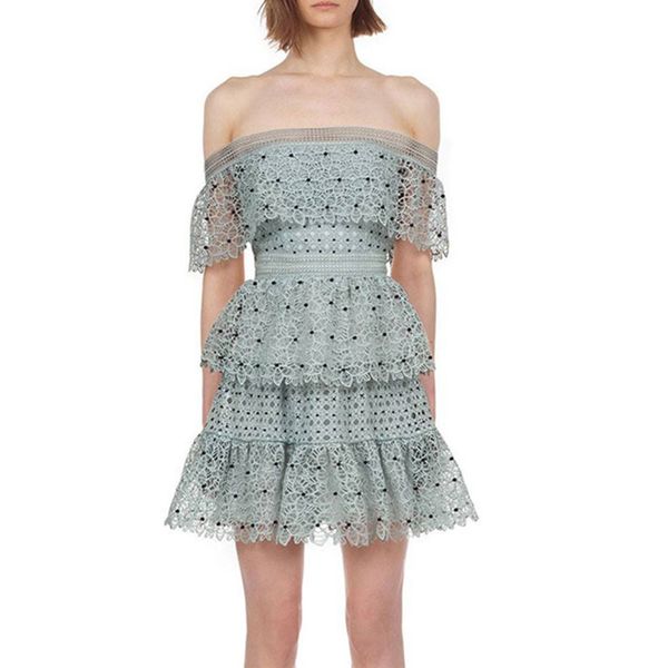 off the shoulder lace prom dress 2019 strapless open back a-line short prom dress polka dot party vestido, White;black
off the shoulder lace prom dress 2019 strapless open back a-line short prom dress polka dot party vestido, White;black
