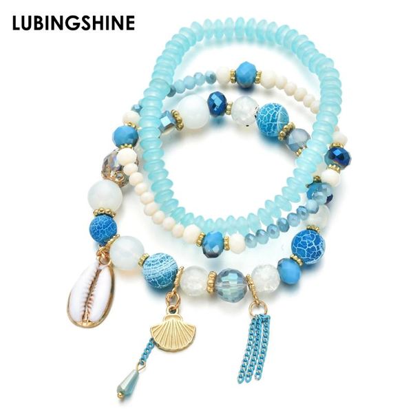 3pcs/set bohemian multilayer crystal strand bead bracelet bangle alloy shell charms bracelets for women men cuff elastic jewelry, Golden;silver
3pcs/set bohemian multilayer crystal strand bead bracelet bangle alloy shell charms bracelets for women men cuff elastic jewelry, Golden;silver