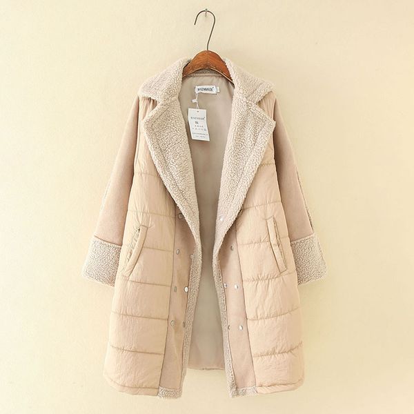 chic lambs wool joint coat women's 2019 winter new style berber fleece circle mid-length thick down jacket cotton-padded clothes, Blue;black
chic lambs wool joint coat women's 2019 winter new style berber fleece circle mid-length thick down jacket cotton-padded clothes, Blue;black