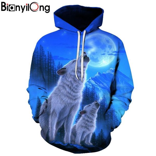 new 3d wolf mens hoodies print moon blue fashion sweatshirt with tracksuit new pullover hooded autumn coat hoody drop ship, Black
new 3d wolf mens hoodies print moon blue fashion sweatshirt with tracksuit new pullover hooded autumn coat hoody drop ship, Black