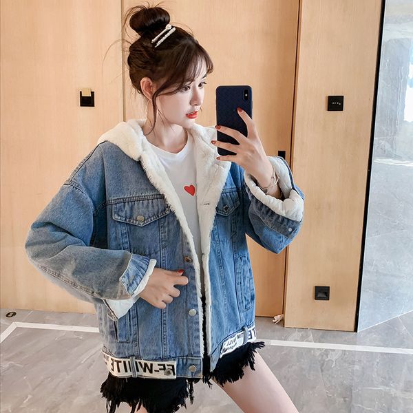 2019 winter new products women's dress cotton-padded jacket dehaired angora college style brushed and thick short-height loose-f, Blue;black
2019 winter new products women's dress cotton-padded jacket dehaired angora college style brushed and thick short-height loose-f, Blue;black