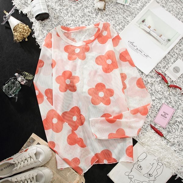 thin style in hongkong elegant style flower slim long sleeve base pullover pullover t-shirt mesh sunscreen shirt top, White
thin style in hongkong elegant style flower slim long sleeve base pullover pullover t-shirt mesh sunscreen shirt top, White