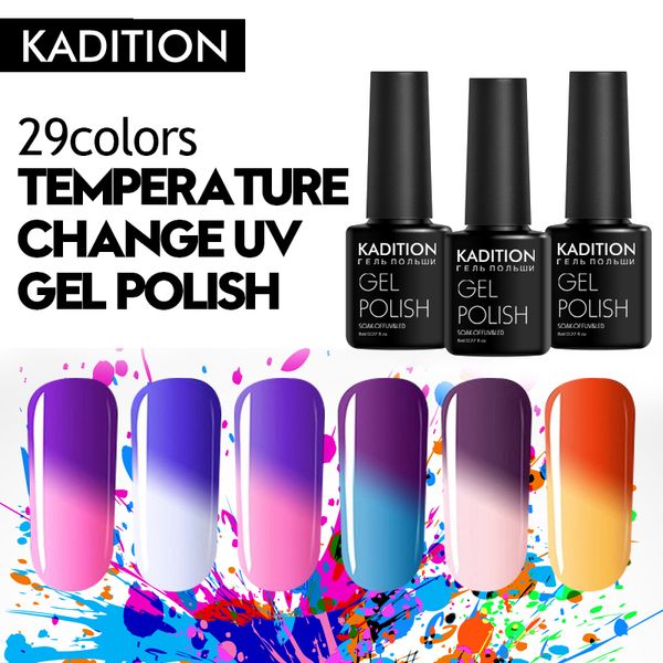 kadition new thermogel nail polish chameleon temperature soaking color changing led uv gel nail permanent soak off design, Red;pink
kadition new thermogel nail polish chameleon temperature soaking color changing led uv gel nail permanent soak off design, Red;pink