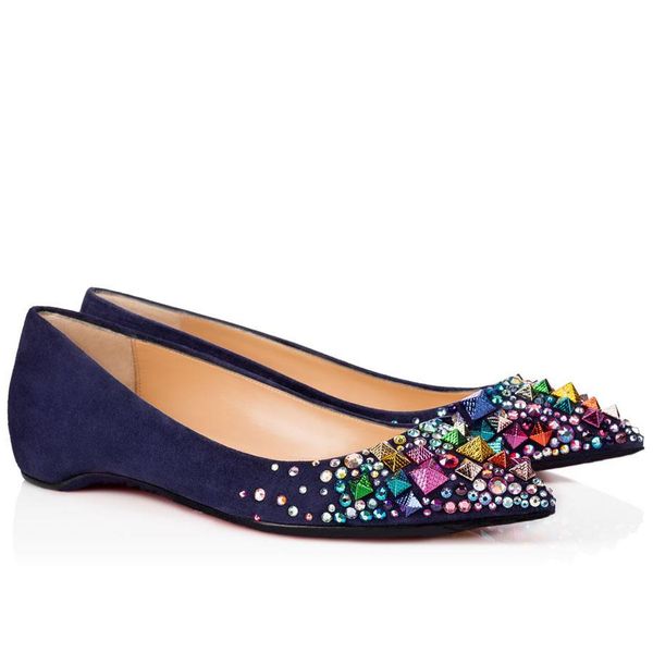 замша женщины платье квартиры точка toe с colorsful шипованных red bottom flat обувь, luxury design италия ручной keopump балетки обуви, Black
замша женщины платье квартиры точка toe с colorsful шипованных red bottom flat обувь, luxury design италия ручной keopump балетки обуви, Black