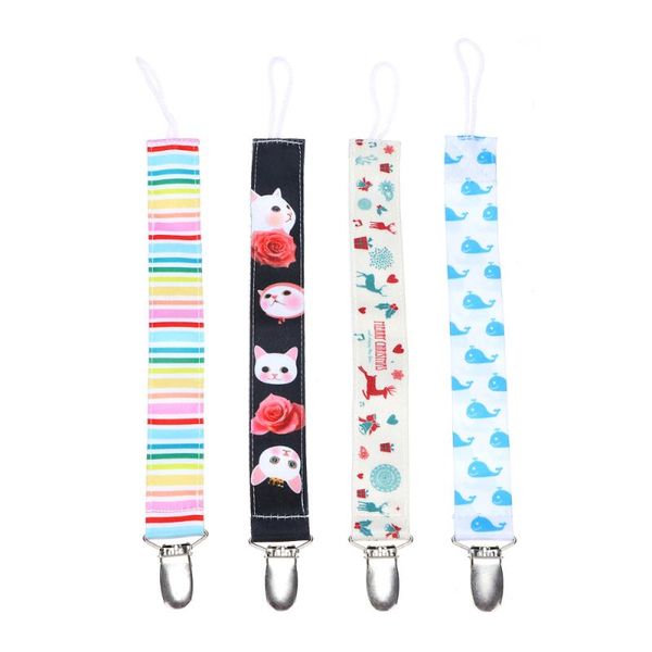 4 pcs baby pacifier strap plastic clip soother teething toy polyester strap band holder for toddlers baby outdoor (stripe, carto
4 pcs baby pacifier strap plastic clip soother teething toy polyester strap band holder for toddlers baby outdoor (stripe, carto