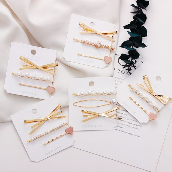 3шт / set новых женщин девушки элегантных клипы bow pearls сердце сплав волосы сладкие оголовья шпилька barrettes мода аксессуары для волос
3шт / set новых женщин девушки элегантных клипы bow pearls сердце сплав волосы сладкие оголовья шпилька barrettes мода аксессуары для волос