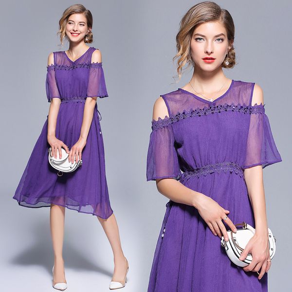 new women's long purple v-neck beaded lace off-shoulder slim waist sleek temperament dress z-11-129, Black;gray
new women's long purple v-neck beaded lace off-shoulder slim waist sleek temperament dress z-11-129, Black;gray