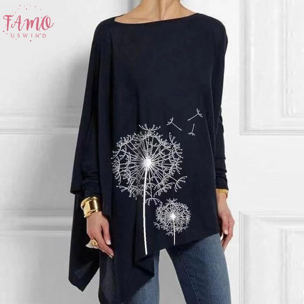 dandelion print tunic female plus size 5xl vintage long womens cotton t shirt casual irregular o neck long sleeve womens shirt, White
dandelion print tunic female plus size 5xl vintage long womens cotton t shirt casual irregular o neck long sleeve womens shirt, White