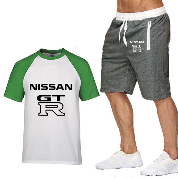 2020 summer new men's short sleeve gtr car logo cotton t-shirt fashion cotton men's t-shirt+shorts suit 2pcs, Gray
2020 summer new men's short sleeve gtr car logo cotton t-shirt fashion cotton men's t-shirt+shorts suit 2pcs, Gray
