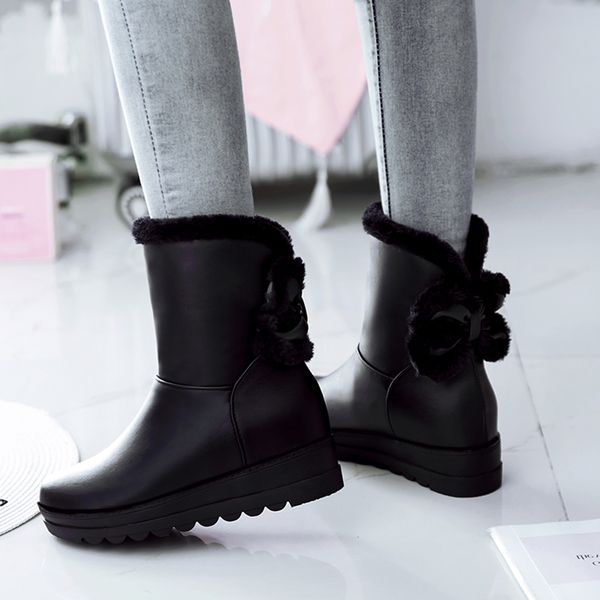 sarairis sale waterproof plus size 30-42 snow boots woman shoes platform slip on add fur keep warm winter boots, Black
sarairis sale waterproof plus size 30-42 snow boots woman shoes platform slip on add fur keep warm winter boots, Black