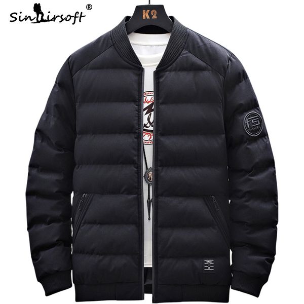 2019 new collection men's cotton black coat baseball collar casual patchwork fashion clothing autumn and winter down jacket
2019 new collection men's cotton black coat baseball collar casual patchwork fashion clothing autumn and winter down jacket