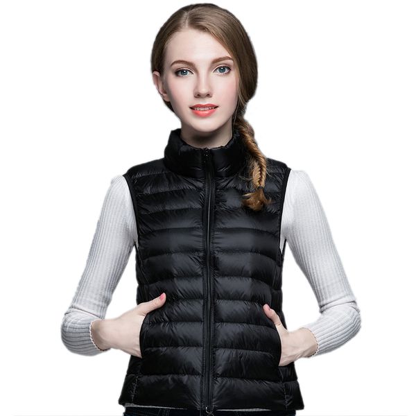 winter women down vest brand female sleeveless vest jacket warm down jacket plus size women sleeveless jackets size s-xxxl, Black
winter women down vest brand female sleeveless vest jacket warm down jacket plus size women sleeveless jackets size s-xxxl, Black