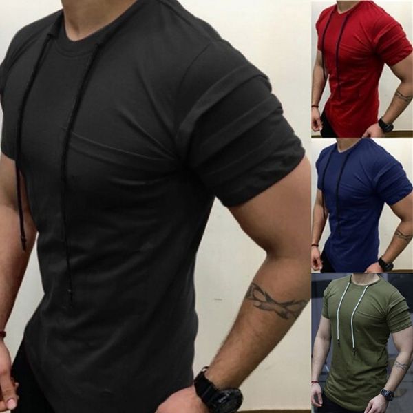 fashion men's casual fit short sleeve slim muscle bodybuilding t-shirt tee, White;black
fashion men's casual fit short sleeve slim muscle bodybuilding t-shirt tee, White;black
