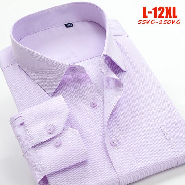 plus size formal men shirts 10xl 11xl 12xl cotton polyester striped dress shirts men long sleeve square collar chemise homme, White;black
plus size formal men shirts 10xl 11xl 12xl cotton polyester striped dress shirts men long sleeve square collar chemise homme, White;black