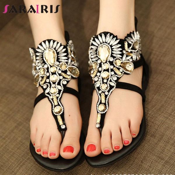 sarairis ladies casual low heels summer sandals summer sweet flat sandals women fashion rhinestone decorating shoes woman, Black
sarairis ladies casual low heels summer sandals summer sweet flat sandals women fashion rhinestone decorating shoes woman, Black