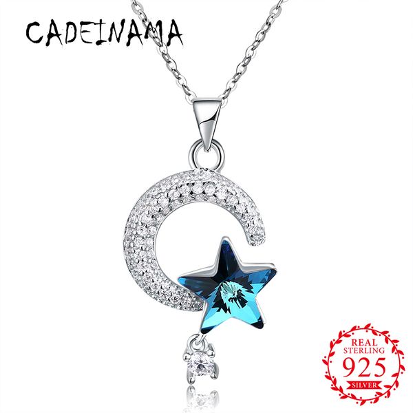 cadeinama fashion 100% 925 sterling silver pendant necklace star austrian crystal charms choker neckalce women girls jewelry hot
cadeinama fashion 100% 925 sterling silver pendant necklace star austrian crystal charms choker neckalce women girls jewelry hot