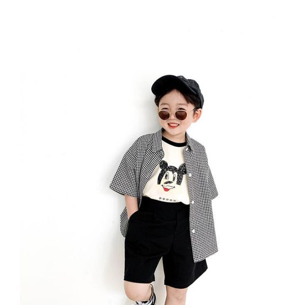 2020 new style boys plaid shirt summer cotton fashion boys 1-6t qh274, White;black
2020 new style boys plaid shirt summer cotton fashion boys 1-6t qh274, White;black