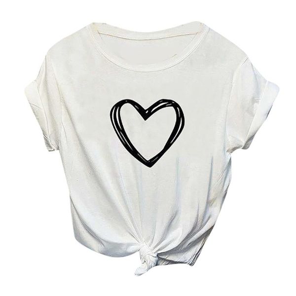 oversized harajuku t shirt women summer 2020 casual heart printed fashion funny tee t shirt streetwear loose creative knot, White
oversized harajuku t shirt women summer 2020 casual heart printed fashion funny tee t shirt streetwear loose creative knot, White
