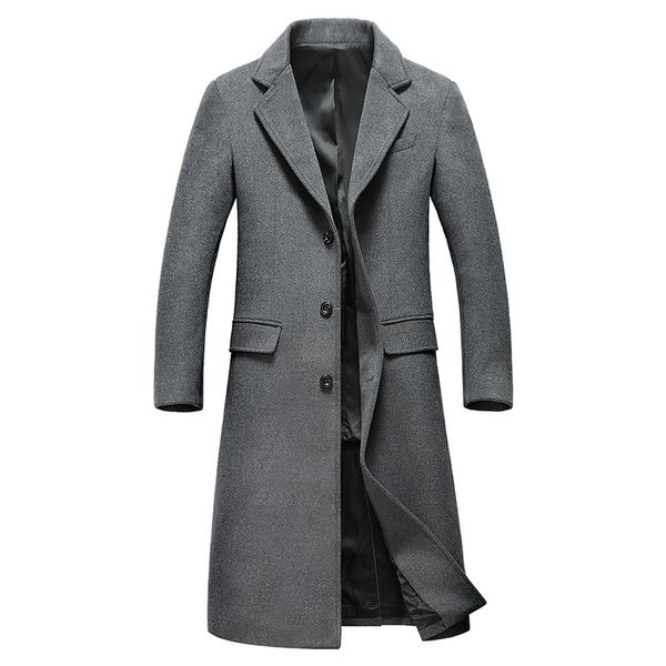 mens single breasted notched lapel woolen trench coat 2018 autumn winter business gentlemen overcoat, Tan;black
mens single breasted notched lapel woolen trench coat 2018 autumn winter business gentlemen overcoat, Tan;black