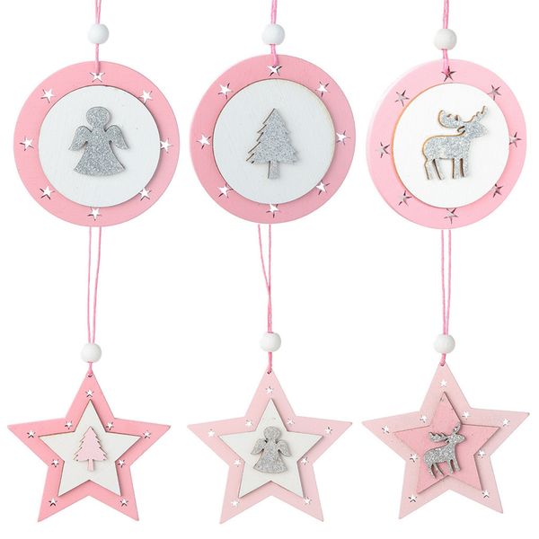 christmas decorations ornaments for home tree decor christmas pink wooden five-pointed star pendant creative small tree pendant
christmas decorations ornaments for home tree decor christmas pink wooden five-pointed star pendant creative small tree pendant