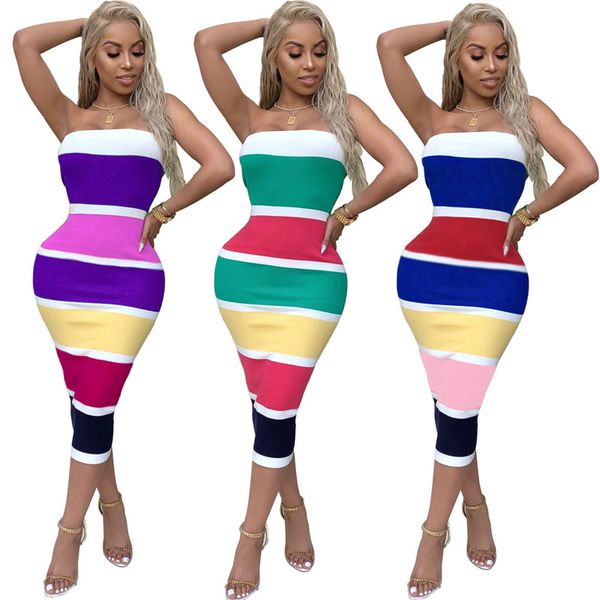 girls strapless dresses striped tea-length sheath dress lady lersure dress slim fit mini mid-length dresses 07, White
girls strapless dresses striped tea-length sheath dress lady lersure dress slim fit mini mid-length dresses 07, White